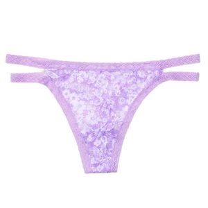 PINK VS Strappy Logo Thong